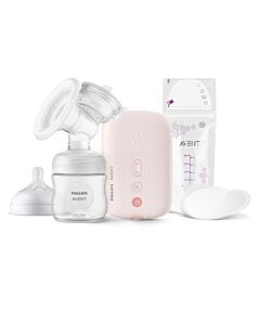 Philips AVENT Електрическа помпа Natural Motion Advanced SCF395/31 + 5 бр. торбички за кърма