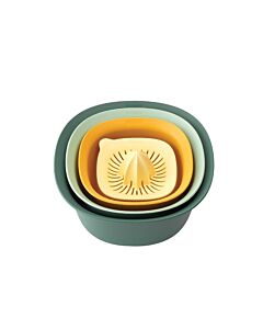 Комплект Brabantia Tasty+ Mixed, 2 купи за бъркане, гевгир и сокоизстисквачка