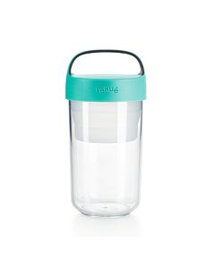 Купичка с отделения Lekue On The Go Turquoise 600ml