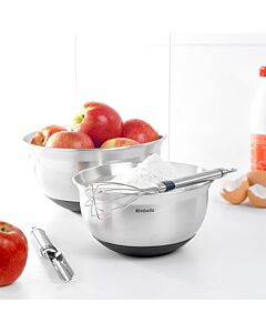 Купа за бъркане Brabantia 1L, Matt Steel / Black
