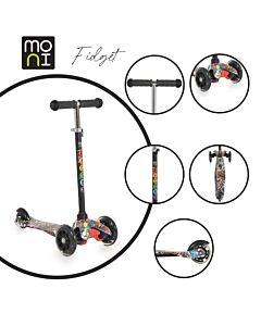 Moni Тротинетка Fidget черен