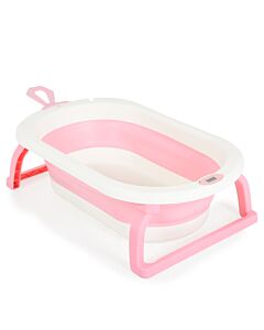 Cangaroo Сгъваема вана с дигитален термометър Terra pink