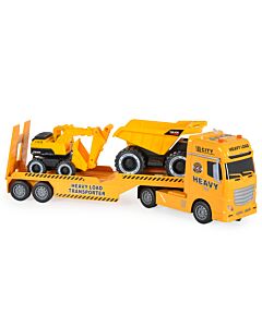 Jin Jia Toys Автовоз с багер и самосвал 666-68F