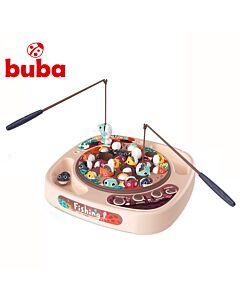 Комплект за риболов Buba Fishing 889-216, 24 рибки, розов