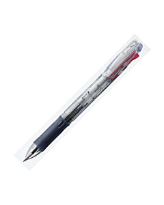 Zebra Химикалка Clip On Sim 4C, 0.7 mm, 4 цвята на писане, прозрачна 1005120735