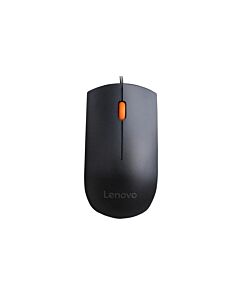 Lenovo Мишка 300, с кабел, 1600 dpi, черна