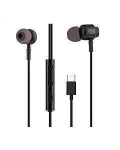TNB Слушалки C-Buds, с тапи, USB Type C, черни