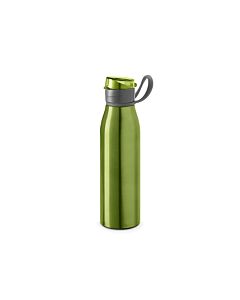 Hi!dea Бутилка Korver, спортна, метална, зелена, 650 ml
