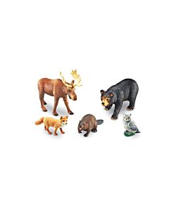 Learning Resources Животни, горски, 5 броя