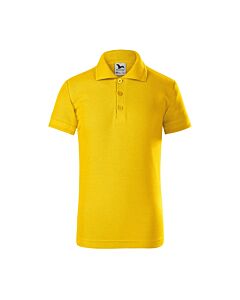 Malfini Детска тениска Pique Polo 222, размер 134 cm, възраст 8 години, жълта