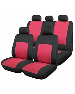 Комплект калъфи за седалки Lancia Prisma - RoGroup Oxford червен 9 части