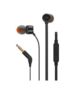Слушалки JBL T110 BLACK  JBLT110BLKE , IN-EAR (ТАПИ)