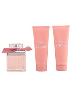Chloe Roses De Chloe Комплект за жени EDT тоалетна вода 75 ml + лосион за тяло 75 ml + душ гел 75 ml