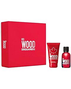 Dsquared2 Wood Red Комплект за жени EDT 30ml Тоалетна вода SG Душ гел 50 ml