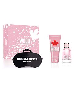 Dsquared2 Wood Комплект за жени EDT Тоалетна вода 50ml Душ гел 100ml Маска за сън