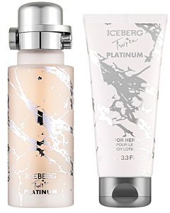 Iceberg Twice Platinum Комплект за жени EDT Тоалетна вода 125 ml Балсам за тяло 100 ml /2023