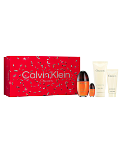 Calvin Klein Obsession Комплект за жени EDP Парфюм 100 ml Балсам за тяло 200 ml Душ гел 100 ml EDP Парфюм 15 ml