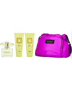 Versace Yellow Diamond Комплект за жени EDT Тоалетна вода 90 ml Лосион за тяло 100 ml Несесер Xmas 2023