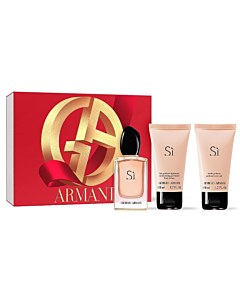 Armani Si Дамски комплект EDP Парфюм 50 ml Балсам за тяло 50 ml Душ гел 50 ml