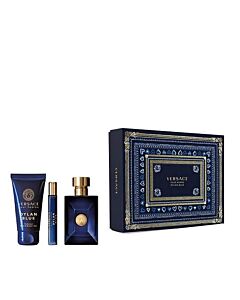 Versace Dylan Blue M Set - EDT 100 ml + SH/GEL 150 ml + EDT 10 ml, Комплект за мъже EDT Тоалетна вода 100 ml + Душ гел 150 ml + EDT Тоалетна вода 10 ml  