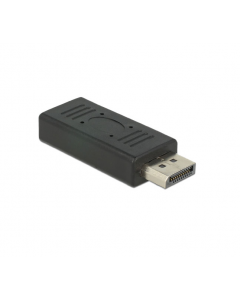 Адаптер Delock, DisplayPort 1.2 мъжко - DisplayPort женско, Черен