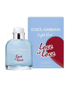 Dolce&Gabbana Light Blue Love Is Love, M EdT, Тоалетна вода за мъже, 2020 година, 75 ml