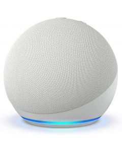 Преносима смарт тонколона Amazon Echo Dot 5, Гласов асистент, Alexa, Бяла