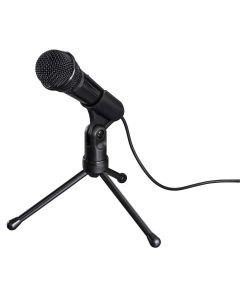 Настолен микрофон HAMA MIC-P35 Allround, за PC/лаптоп, 3.5 mm жак, Черен