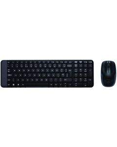 Клавиатура LOGITECH MK220 Wireless Combo - BLACK - US INT'L EER 920-003168 920-003168