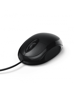 Оптична мишка HAMA MC-100, кабел 1.3 м, USB, 1000 dpi, 3 бутона, Черен