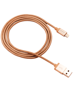 USB Кабели CANYON Charge & Sync MFI braided cable with metalic shell CNS-MFIC3GO