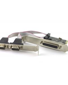 Платка PCI-E  към  Serial + Parallel port DLFI-17474