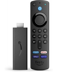 Мултимедиен плеър AMAZON Fire TV Stick, Wi-Fi 6, Alexa Voice Remote, Черен