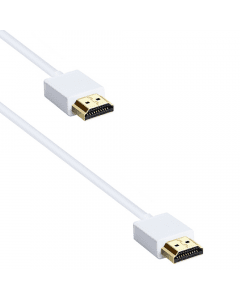 Кабел DeTech HDMI - HDMI M/M, 1,5m, Бял - 18135