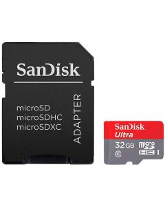 Флаш памети SanDisk High Endurance microSDHC 32GB + SD Adapter - for dash cams & home monitoring SDSQQNR-032G-GN6IA