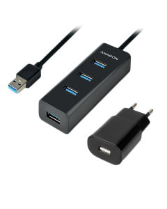 USB хъб AXAGON HUE-S2BP 4x USB3.0 Charging Hub 1.2m Cable HUE-S2BP