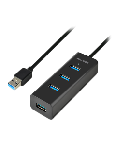 USB хъб AXAGON HUE-S2BL 4x USB3.0 Charging Hub 1.2m Cable HUE-S2BL