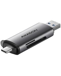 Флаш памети AXAGON CRE-SAC External USB 3.2 Gen1 Type-C+Type-A 2-slot SD/microSD CRE-SAC CRE-SAC