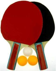 Хилки за тенис на маса MAXIMA, Комплект 2 броя с 3 топчета 200314