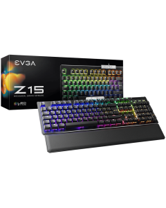 Гейминг клавиатура EVGA Z15 RGB Gaming Keyboard 821-W1-15UK-K2