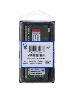 Мобилни памети Kingston 8GB 3200MT/s DDR4 Non-ECC CL22 SODIMM 1Rx16 KVR32S22S6/8