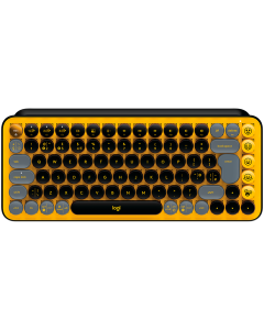 Клавиатура LOGITECH POP Keys Bluetooth Mechanical Keyboard - BLAST YELLOW - US INT'L 920-010735 920-010735