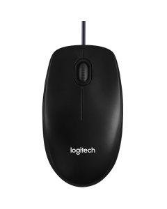 Мишка LOGITECH B100 Corded Mouse - BLACK - USB - B2B 910-003357 910-003357