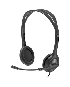 Слушалки LOGITECH H111 Corded Stereo Headset - BLACK - 3.5 MM 981-000593 981-000593
