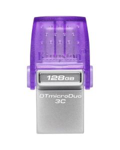 USB флаш памет Kingston 128GB DataTraveler microDuo 3C 200MB/s dual USB-A + USB-C DTDUO3CG3/128GB