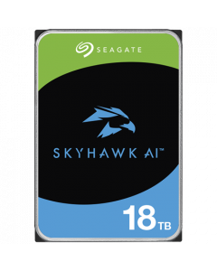 Твърд диск видеонаблюдение SEAGATE HDD SkyHawk AI (3.5'/ 18TB/ SATA 6Gb/s / rpm 7200) ST18000VE002 ST18000VE002