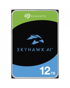 Твърд диск видеонаблюдение SEAGATE HDD SkyHawk AI (3.5'/ 12TB/ SATA 6Gb/s / rpm 7200) ST12000VE001 ST12000VE001