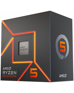Централен процесор - настолен AMD CPU Desktop Ryzen 5 6C/12T 7600 (5.2GHz Max 100-100001015BOX