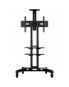 Монтажен Хардуер ONKRON Mobile TV Stand for 40-70” TVs with Wheels Shelves Height Adjustable Rolling TV Cart TS1552-B