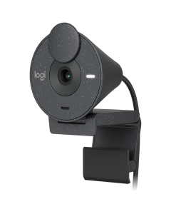 Уеб камера LOGITECH Brio 300 Full HD webcam - GRAPHITE - USB 960-001436 960-001436